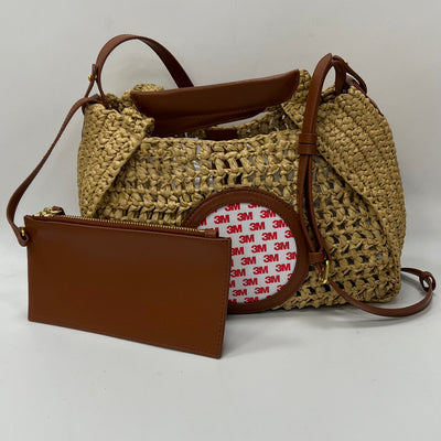 Crochet/Woven Raffia Self-Finishing Handbag