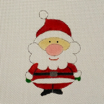 Standing Santa with Stitch Guide Needlepoint Canvas