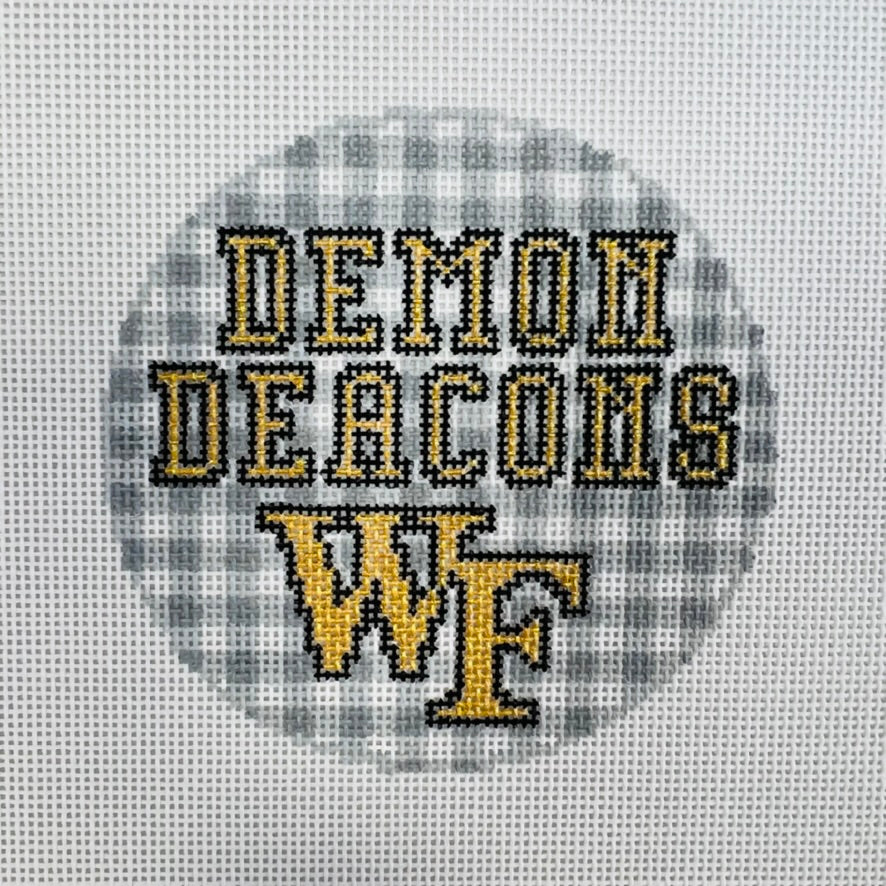 Wake Forest Demon Deacons Ornament Needlepoint Canvas