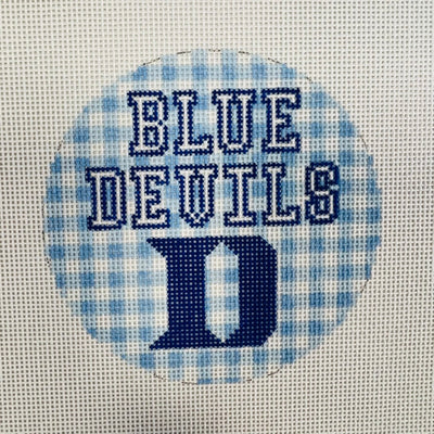 Duke Blue Devils Ornament Needlepoint Canvas