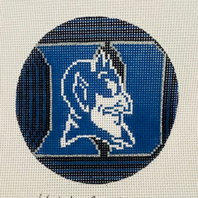 Duke University Blue Devils Ornament Needlepoint Canvas