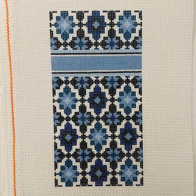 Portuguese Tiles EGC Blue Needlepoint Canvas