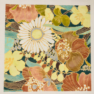 Fall Floral Needlepoint Canvas