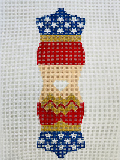Wonder Woman two-sided ornament Needlepoint Canvas
