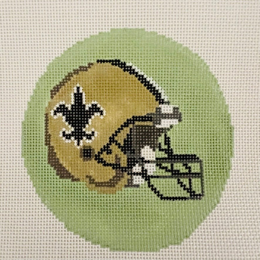 New Orleans Saints Ornament Needlepoint Canvas – Bargello Needlepoint