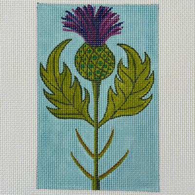 Thistle with Stitch Guide Needlepoint Canvas