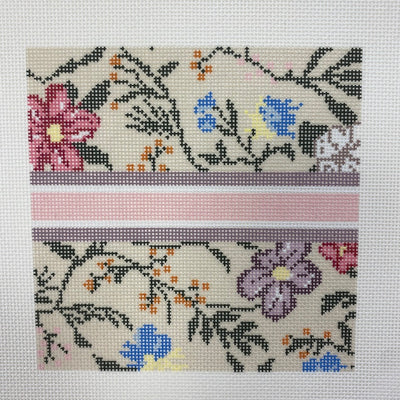 Mini Floral Insert Needlepoint Canvas