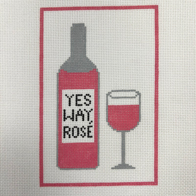 Yes Way Rose Needlepoint Canvas