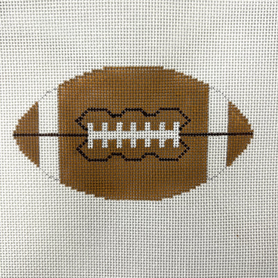 Football Ornament Needlepoint Canvas