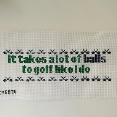 It Takes a Lot of Balls... Needlepoint Canvas