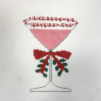 Christmas Martini Needlepoint Canvas