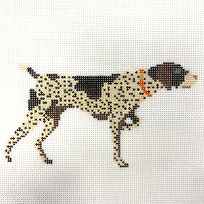 German Shorthaired Pointer Needlepoint Canvas