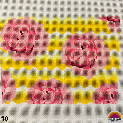 Sunshine Roses Needlepoint Canvas