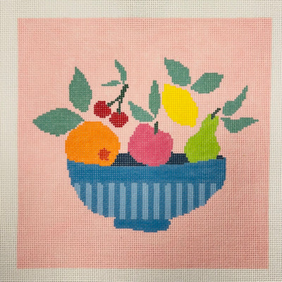 Fruit Bowl Needlepoint Canvas