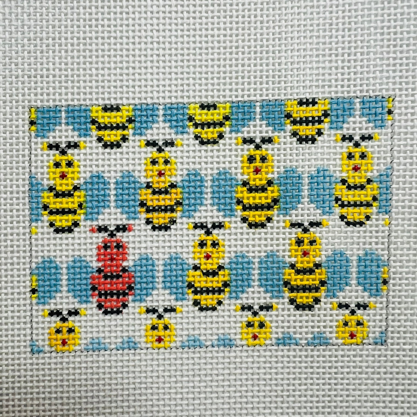 Bee Unique Insert Needlepoint Canvas