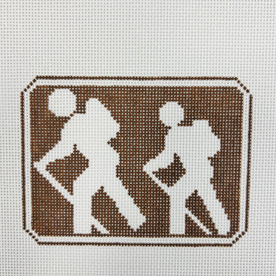 18 Mesh Hikers Needlepoint Canvas