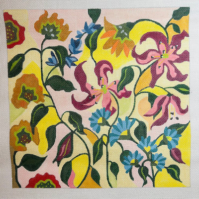 Floral Garden 6 Needlepoint Canvas