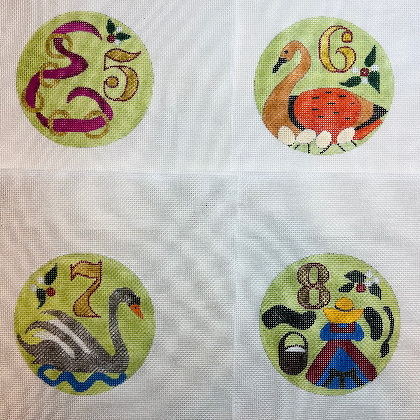 12 Days of Christmas Ornament Set