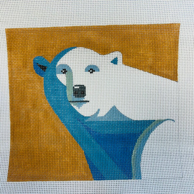 Polar Bear Needlepoint Canvas
