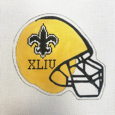 New Orleans Saints Helmet Needlepoint Canvas
