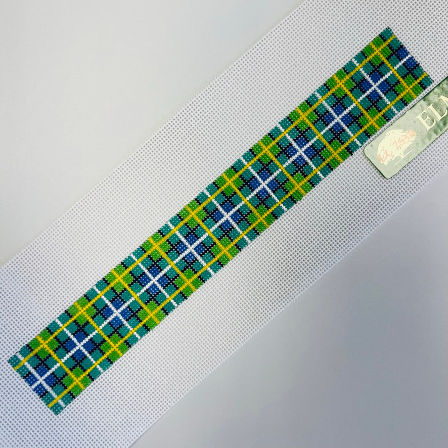 Summer Plaid Loop Key Fob