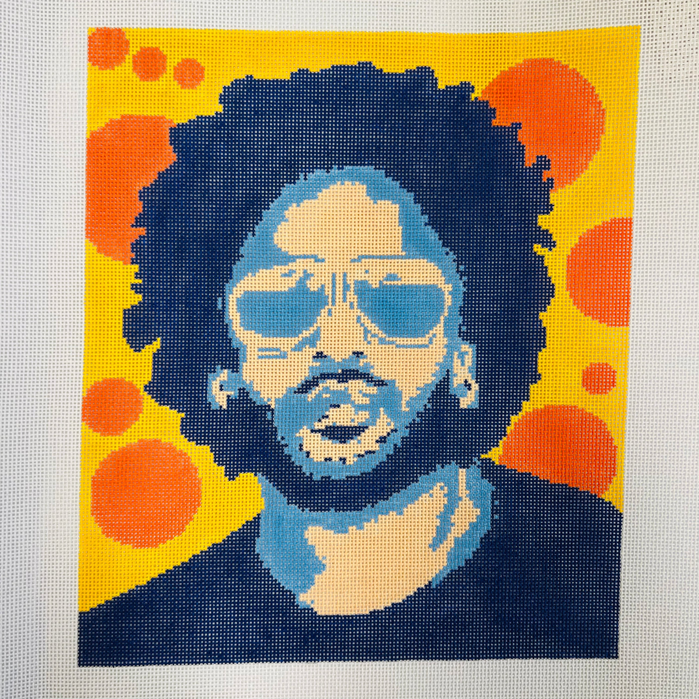 Lenny Kravitz Needlepoint Canvas