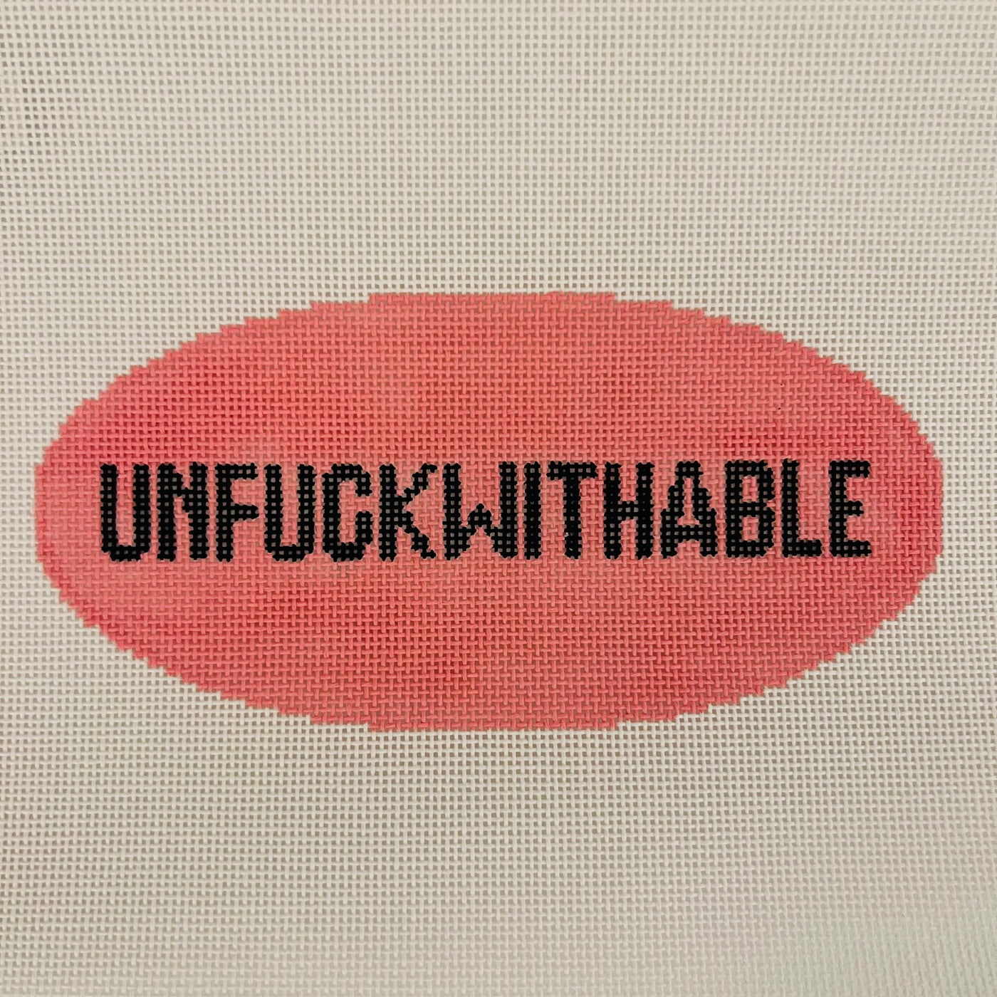 UNF**KWITHABLE Sign Needlepoint Canvas