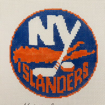NY Islanders Ornament Needlepoint Canvas