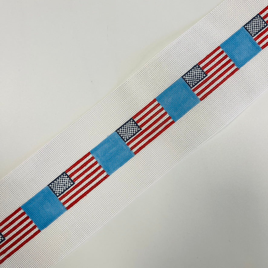American Flags - Pale Blue Belt