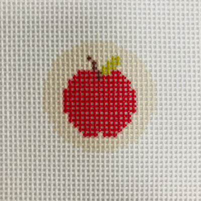 Apple Mini Clip Needlepoint Canvas