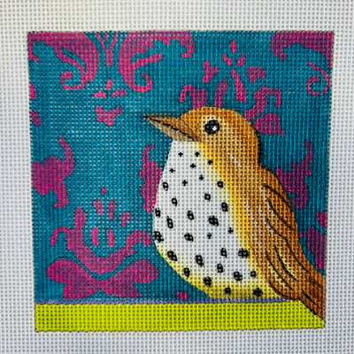 Sparrow Square Needlepoint Canvas