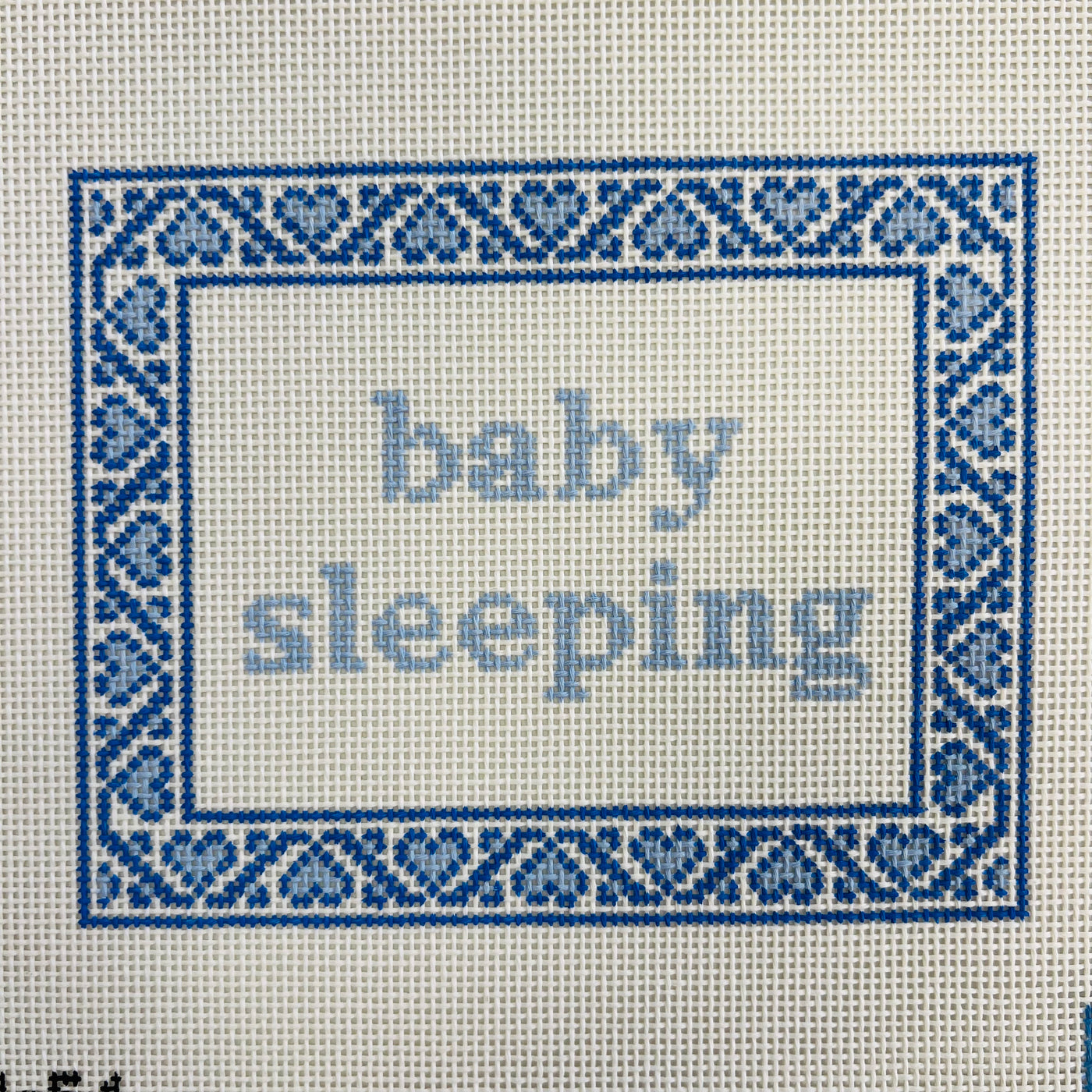 Blue Baby Sleeping Hearts