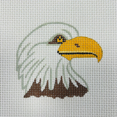 Eagle Head Needlepoint Canvas