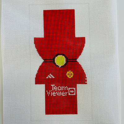 Two-sided Manchester United Jersey Ornament Needlepoint Canvas