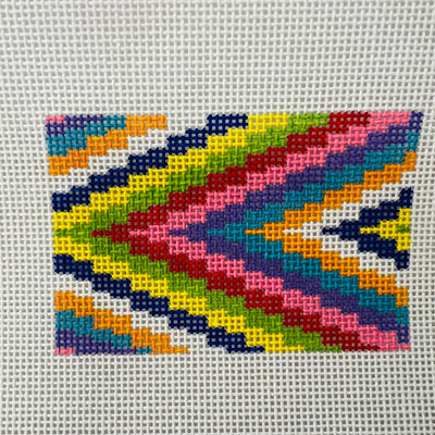 Rainbow V Mini Insert Needlepoint Canvas