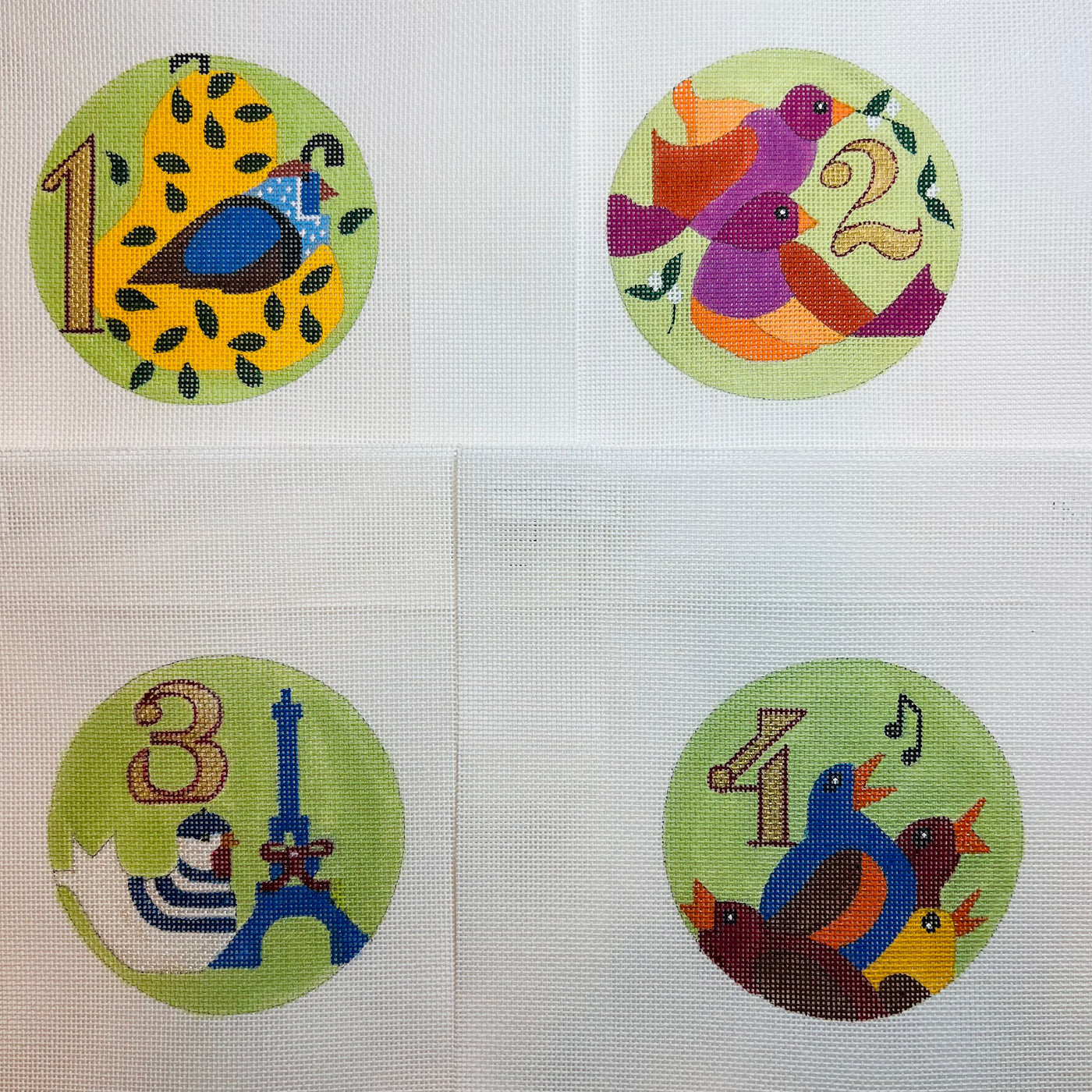 12 Days of Christmas Ornament Set