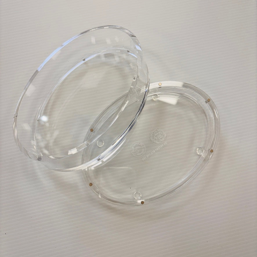 Oval Acrylic Tray for Inserts