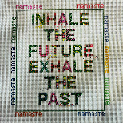 Inhale the Future Needlepoint Canvas