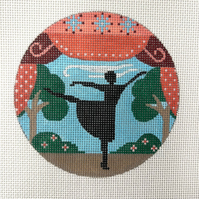 Dancing Ornament Needlepoint Canvas
