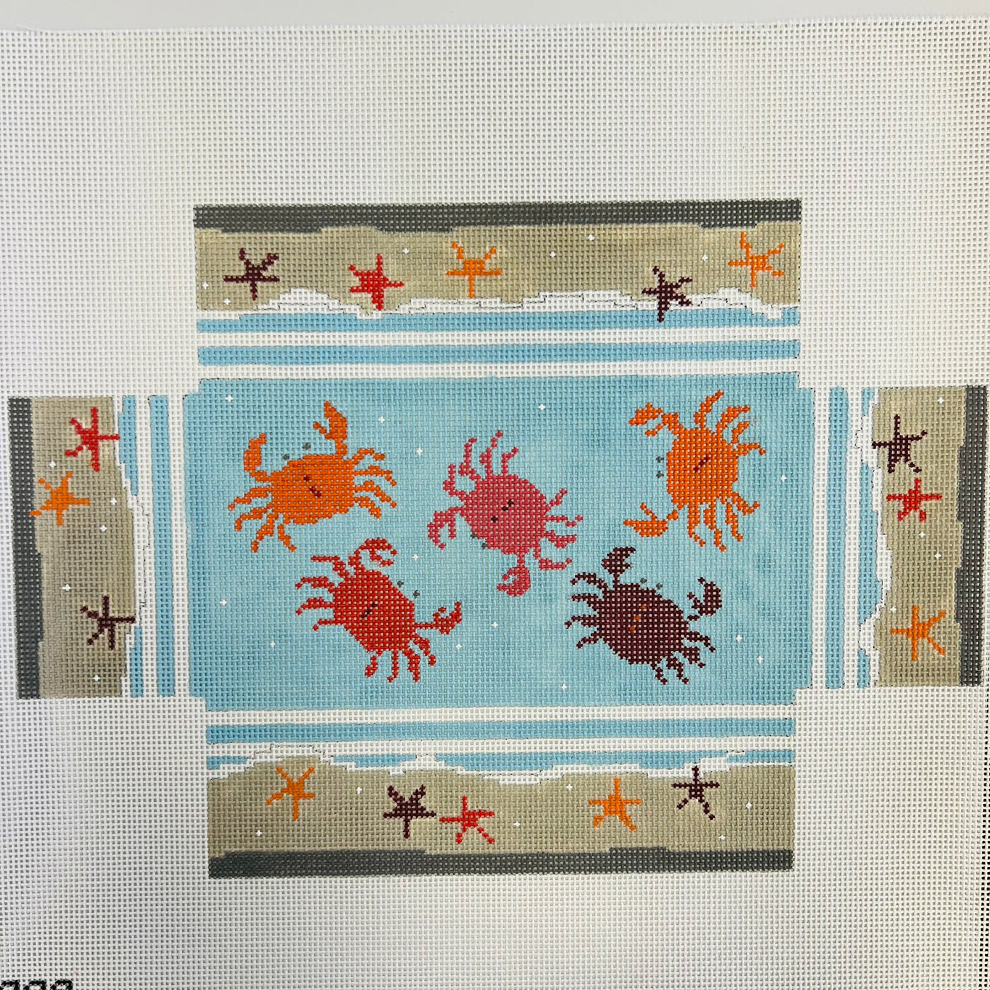 Crab Brickcover Needlepoint Canvas