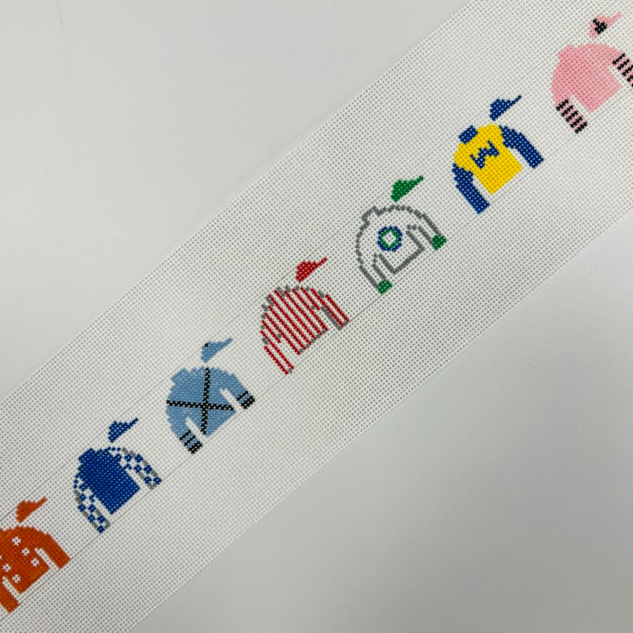 Jockey Silks on 18 Count Belt