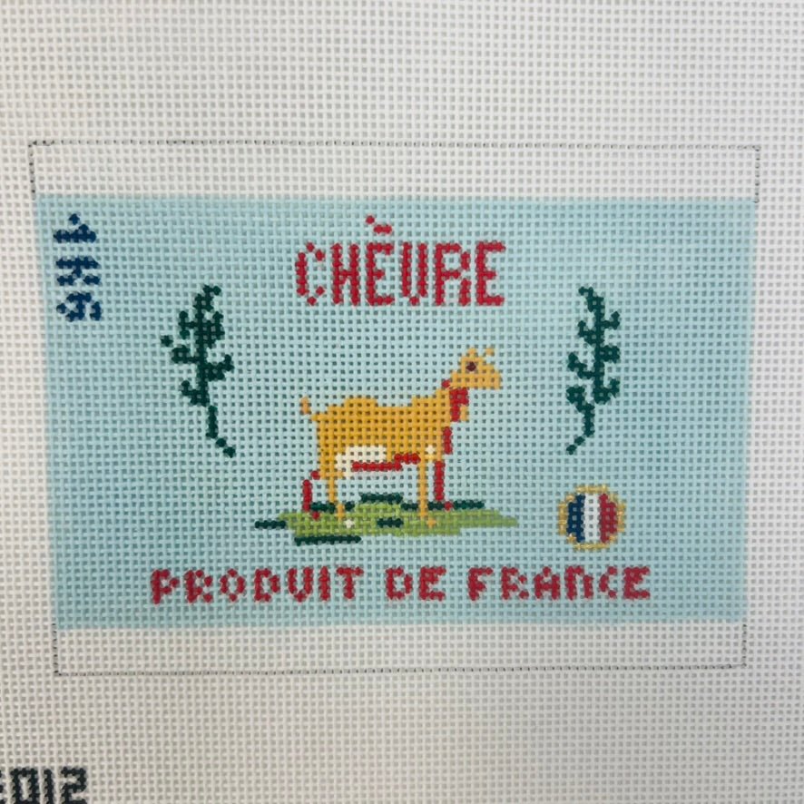 3D Goat's Cheese Needlepoint Canvas - Alli Eagan Designs Series needlepoint canvas - Bargello Needlepoint