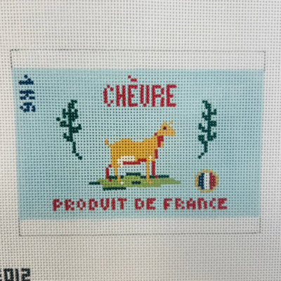 3D Goat's Cheese Needlepoint Canvas - Alli Eagan Designs Series needlepoint canvas - Bargello Needlepoint