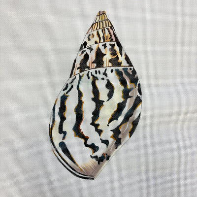 3D Seashell Backside needlepoint canvas - Bargello Needlepoint