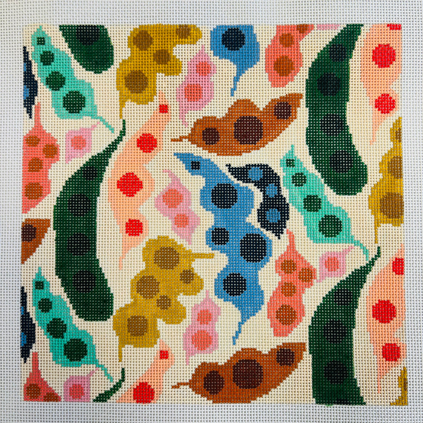 Pea Pods Needlepoint Canvas