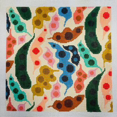 Pea Pods Needlepoint Canvas
