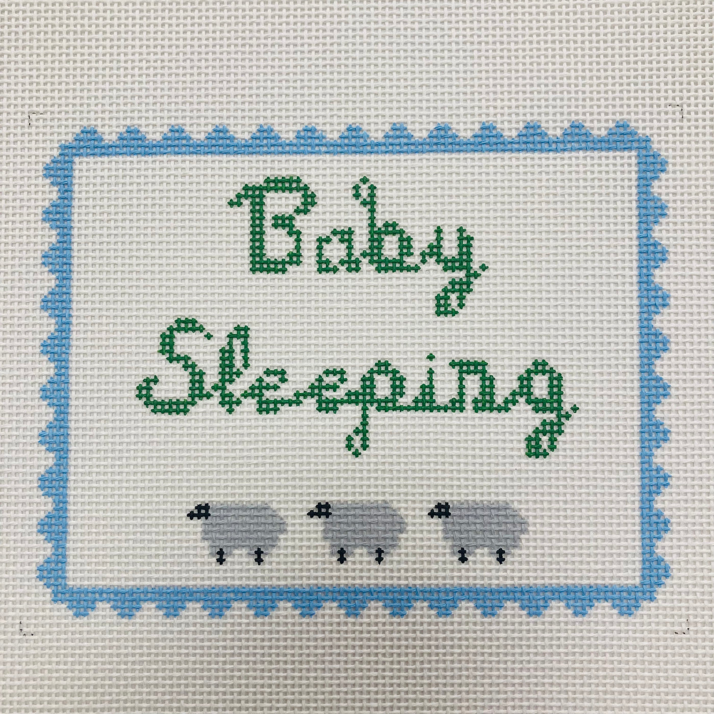 Baby Sleeping Sheep Blue