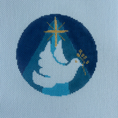 Nativity - Dove Ornament Needlepoint Canvas