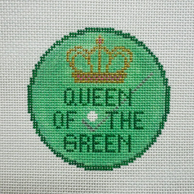 Queen of the Green Needlepoint Canvas