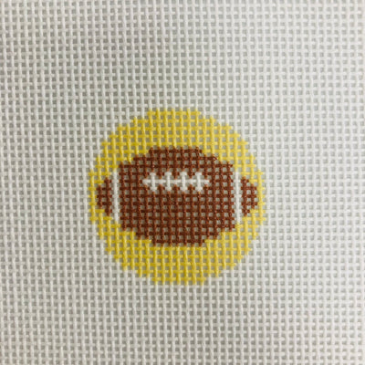 Football Mini Clip Needlepoint Canvas